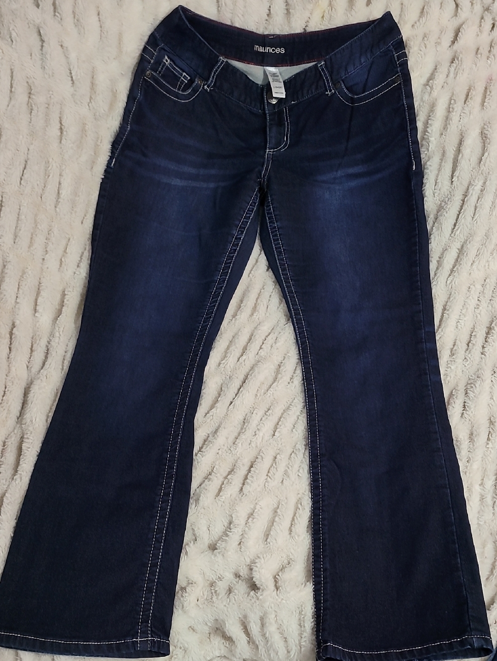 Maurices Dark Blue Flare Jeans